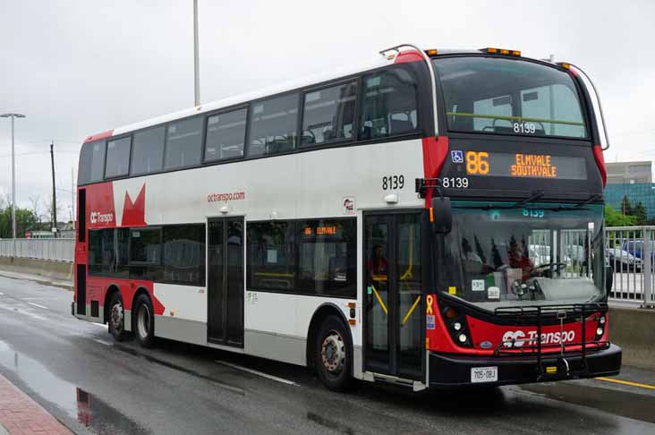 OC Transpo Alexander Dennis Enviro500MMC 8139